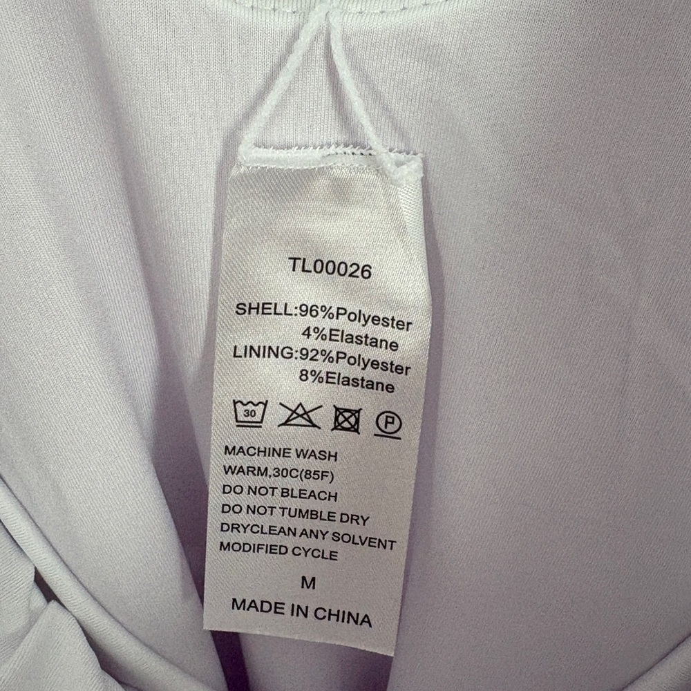 ANRABESS Womens  Swimsuit Purple Summer Sq Neck -Full Coverage Textured-Medium - Picture 9 of 9